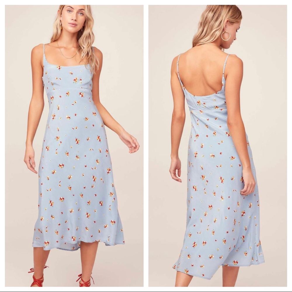 ASTR Joan Floral Midi Dress